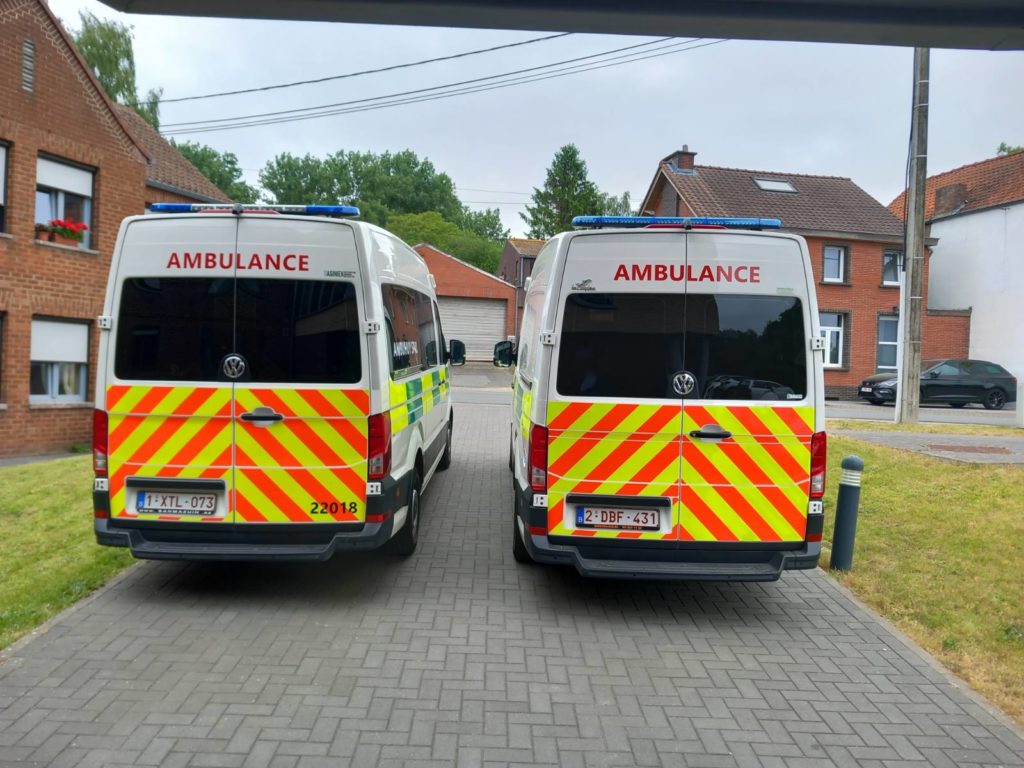 Double prise en charge ambulance pour LC Ambulances